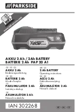 Preview for 1 page of Parkside 302268 Operating Instructions Manual