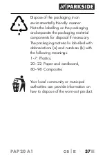 Preview for 41 page of Parkside 302268 Operating Instructions Manual