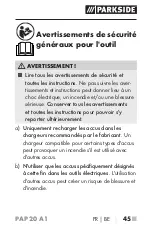 Preview for 49 page of Parkside 302268 Operating Instructions Manual