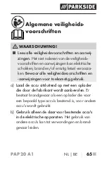 Preview for 69 page of Parkside 302268 Operating Instructions Manual