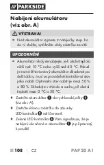 Preview for 112 page of Parkside 302268 Operating Instructions Manual