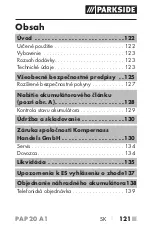 Preview for 125 page of Parkside 302268 Operating Instructions Manual