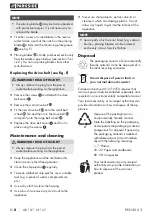 Preview for 12 page of Parkside 303564 Translation Of The Original Instructions