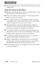 Preview for 17 page of Parkside 304725 Original Instructions Manual