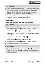 Preview for 22 page of Parkside 304725 Original Instructions Manual