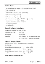 Preview for 34 page of Parkside 304725 Original Instructions Manual