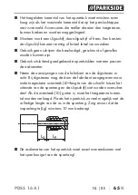 Preview for 68 page of Parkside 304725 Original Instructions Manual