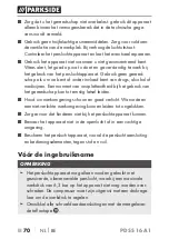 Preview for 73 page of Parkside 304725 Original Instructions Manual