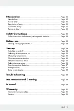 Preview for 19 page of Parkside 306278 Operation And Safety Notes