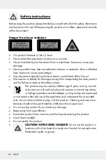 Preview for 22 page of Parkside 306278 Operation And Safety Notes