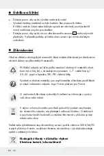 Preview for 84 page of Parkside 306278 Operation And Safety Notes