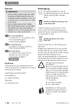 Preview for 38 page of Parkside 307590 Translation Of The Original Instructions