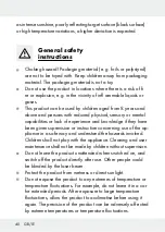 Preview for 40 page of Parkside 309823 Operation And Safety Notes