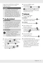 Preview for 12 page of Parkside 310920 Operation And Safety Notes