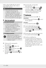 Preview for 51 page of Parkside 310920 Operation And Safety Notes