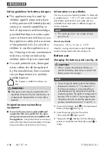 Preview for 10 page of Parkside 310954 Translation Of The Original Instructions