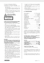 Preview for 66 page of Parkside 312188 Operating And Safety Instructions Manual