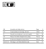 Preview for 2 page of Parkside 313112 1904 Assembly And Safety Advice