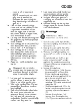 Preview for 45 page of Parkside 314192 1910 Translation Of The Original Instructions