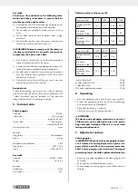 Предварительный просмотр 46 страницы Parkside 315116 Operating And Safety Instructions Manual