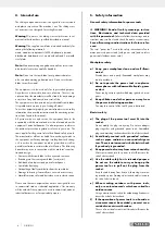 Предварительный просмотр 9 страницы Parkside 315340 Operating And Safety Instructions Manual