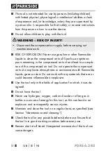 Preview for 11 page of Parkside 315475 Translation Of The Original Instructions