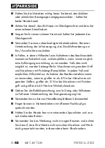 Preview for 51 page of Parkside 315475 Translation Of The Original Instructions