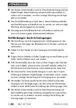 Preview for 55 page of Parkside 315475 Translation Of The Original Instructions