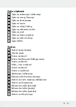 Preview for 61 page of Parkside 315778 1904 Operation And Safety Notes