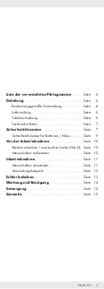 Preview for 5 page of Parkside 316730_1904 Operation And Safety Notes