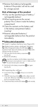 Preview for 22 page of Parkside 316730_1904 Operation And Safety Notes