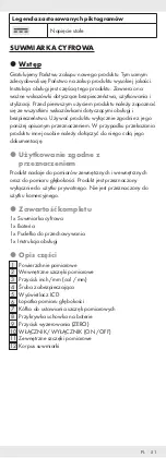 Preview for 51 page of Parkside 316730_1904 Operation And Safety Notes