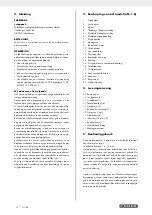 Предварительный просмотр 41 страницы Parkside 317142 1904 Operating And Safety Instructions Manual