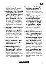 Preview for 83 page of Parkside 317674 1904 Translation Of The Original Instructions