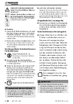 Preview for 52 page of Parkside 321053_1901 Translation Of The Original Instructions