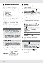 Preview for 117 page of Parkside 322689 1901 Operation And Safety Notes