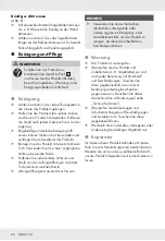 Preview for 21 page of Parkside 322690 1901 Operation And Safety Notes