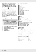 Preview for 27 page of Parkside 322690 1901 Operation And Safety Notes