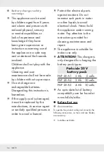 Preview for 35 page of Parkside 322690 1901 Operation And Safety Notes