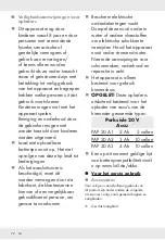 Preview for 73 page of Parkside 322690 1901 Operation And Safety Notes