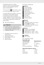 Preview for 122 page of Parkside 322690 1901 Operation And Safety Notes