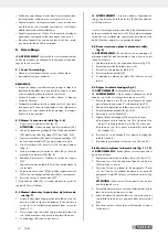 Предварительный просмотр 16 страницы Parkside 322850 1901 Operating And Safety Instructions Manual