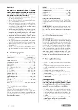 Предварительный просмотр 32 страницы Parkside 322850 1901 Operating And Safety Instructions Manual