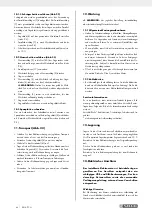 Предварительный просмотр 52 страницы Parkside 322850 1901 Operating And Safety Instructions Manual