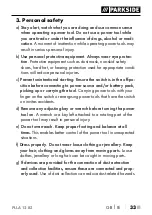 Preview for 38 page of Parkside 324129 1901 Translation Of The Original Instructions