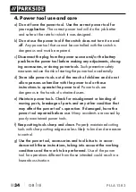 Preview for 39 page of Parkside 324129 1901 Translation Of The Original Instructions