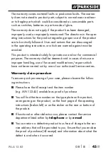 Preview for 50 page of Parkside 324129 1901 Translation Of The Original Instructions