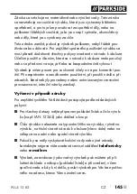 Preview for 150 page of Parkside 324129 1901 Translation Of The Original Instructions