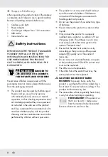 Preview for 8 page of Parkside 325296 2001 Operation And Safety Notes