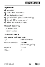 Preview for 108 page of Parkside 326373 1904 Operating Instructions Manual